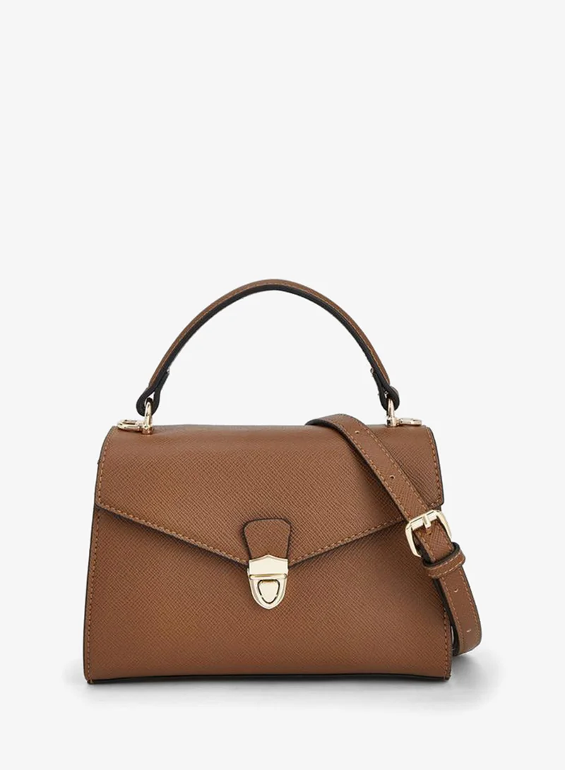 Paprika Lizard Satchel Bag