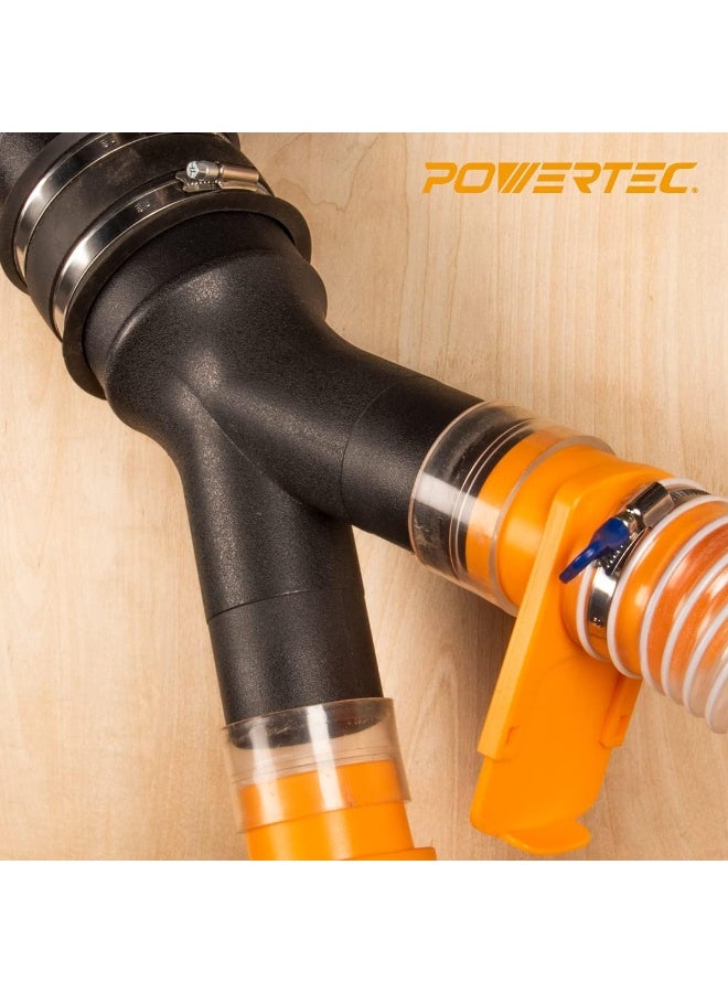 POWERTEC 70276 4-Inch To 2-1/2-Inch Dust Collection Splitter Fitting  - Image 5