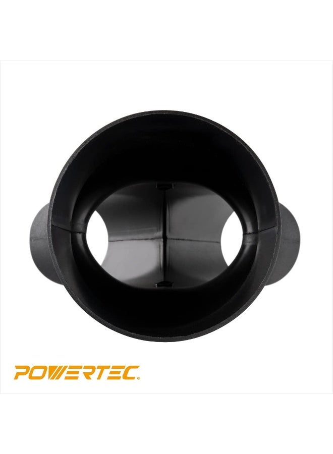 POWERTEC 70276 4-Inch To 2-1/2-Inch Dust Collection Splitter Fitting  - Image 2