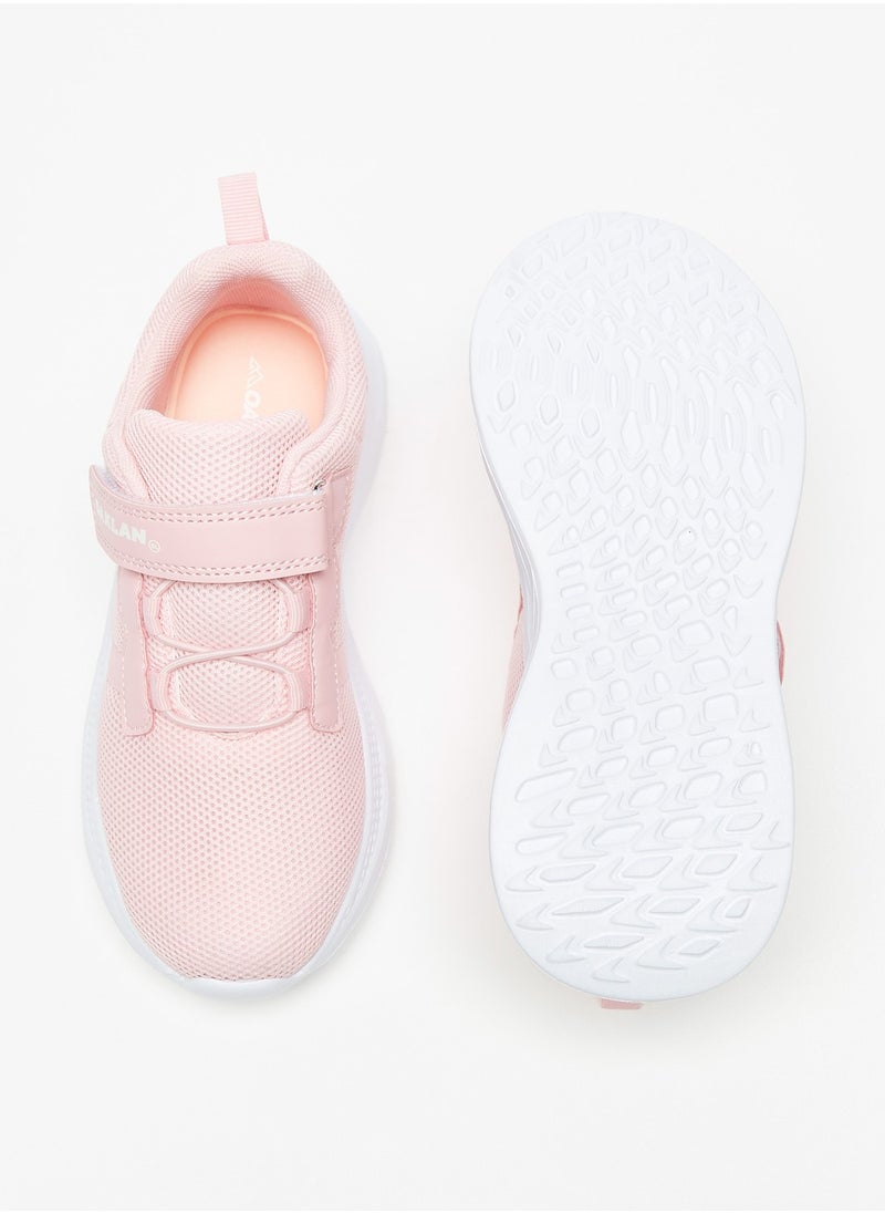 Oaklan by Shoexpress - Girls Textured Sports Shoes with Hook and Loop Closure - Image 1