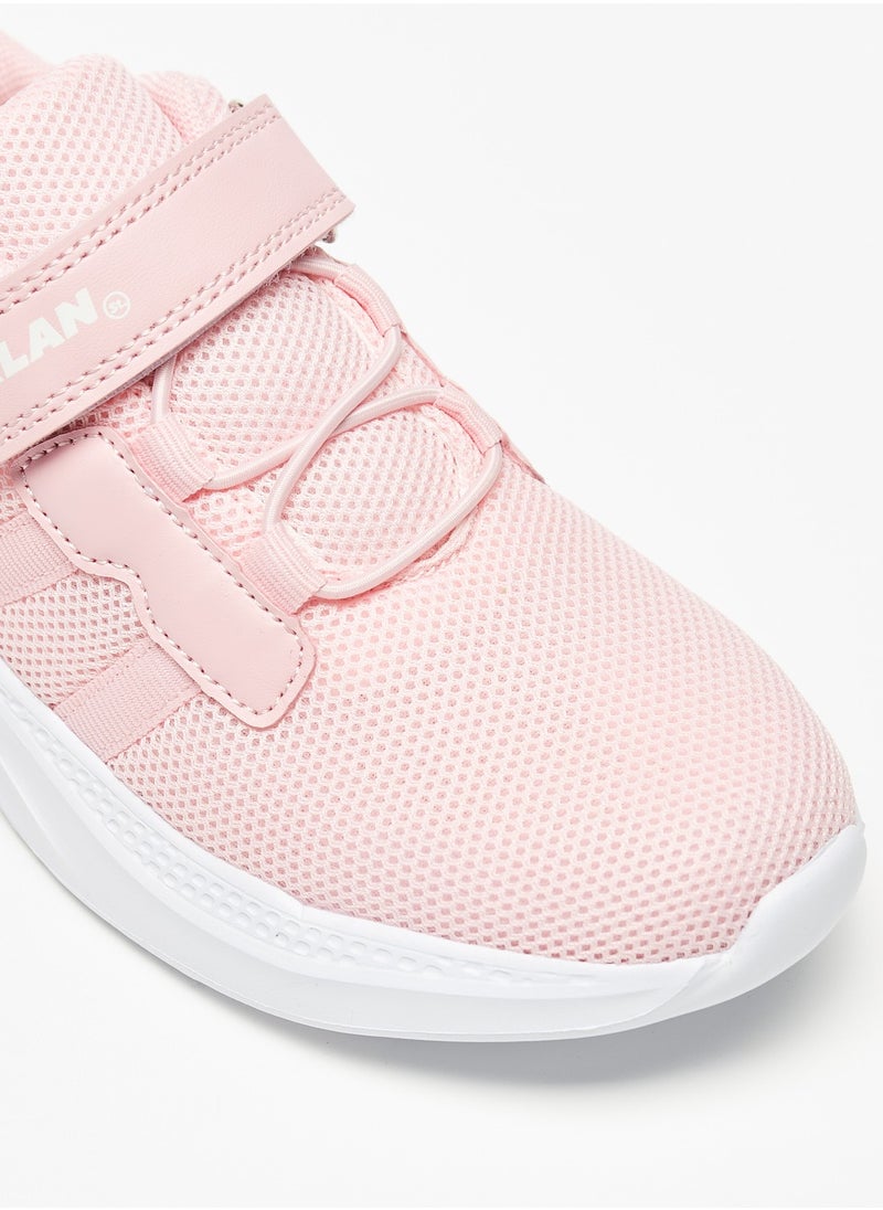 Oaklan by Shoexpress - Girls Textured Sports Shoes with Hook and Loop Closure - Image 1