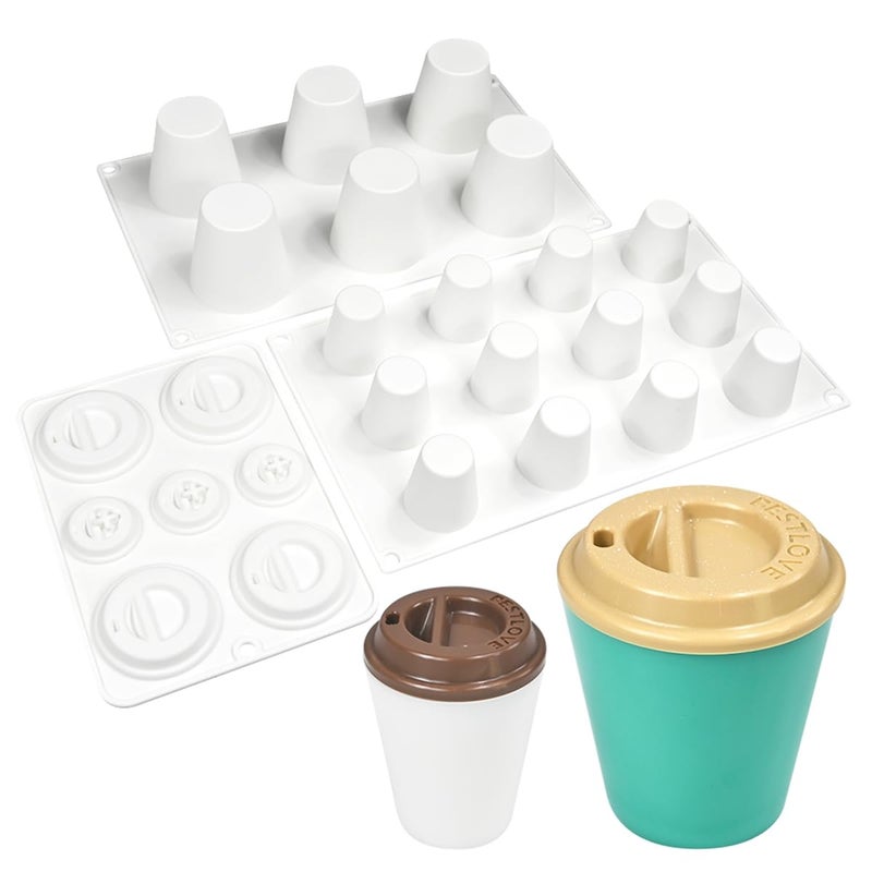 mostsom Cylinder Cup Shape Mousse Cake Mold For Making Chocolate Muffin Ice Shot Glass Mould Kitchen Baking Tool (C_ Cup Cover) - Image 5