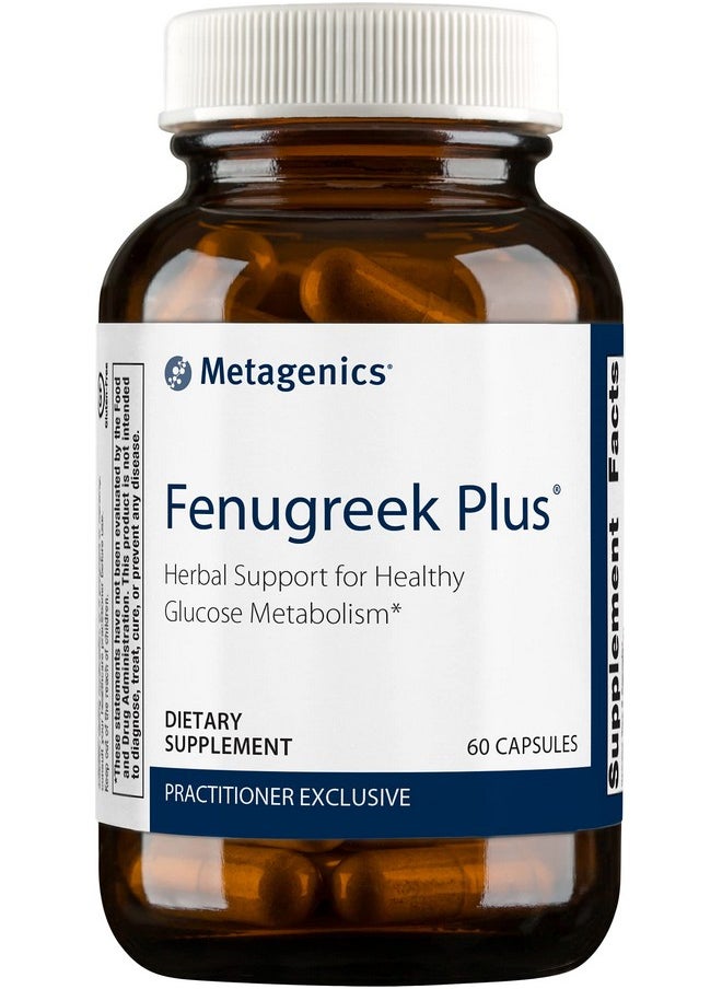 Metagenics - Fenugreek Plus Vegetarian Herbal Support To Aid In Healthy Metabolism 60 Capsules 30 Servings - Image 1