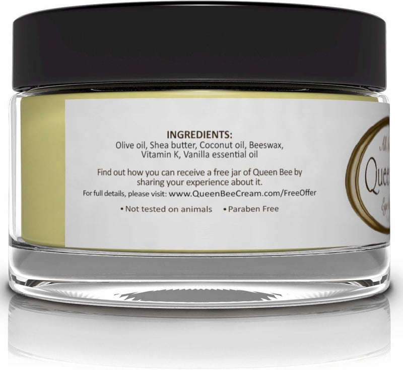 Queen Bee All Natural Organic Under Eye Cream - 1 Ounce - Image 3
