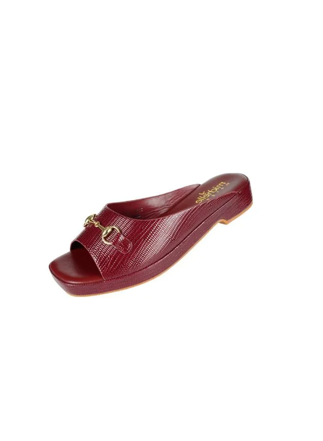 Michelle Morgan 092-2786 Michelle Morgan Ladies Fashion Heeled Sandals 114RJ93E  Bordo