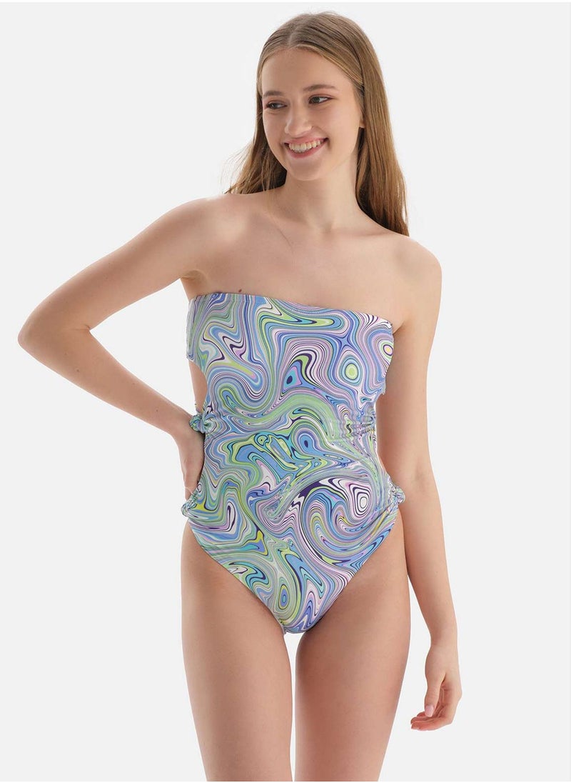 dagi - Cut Out Lace Detail Swimsuit - Image 1