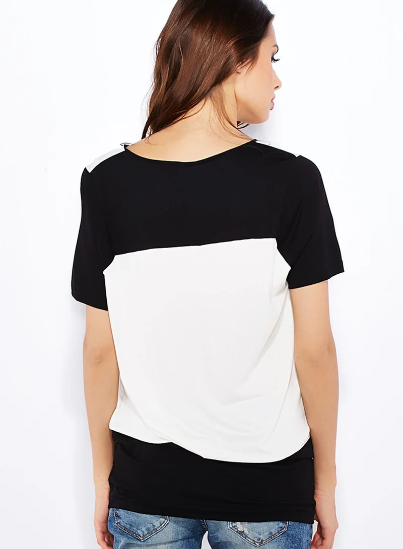 VERO MODA Dart Colour Block Tunic