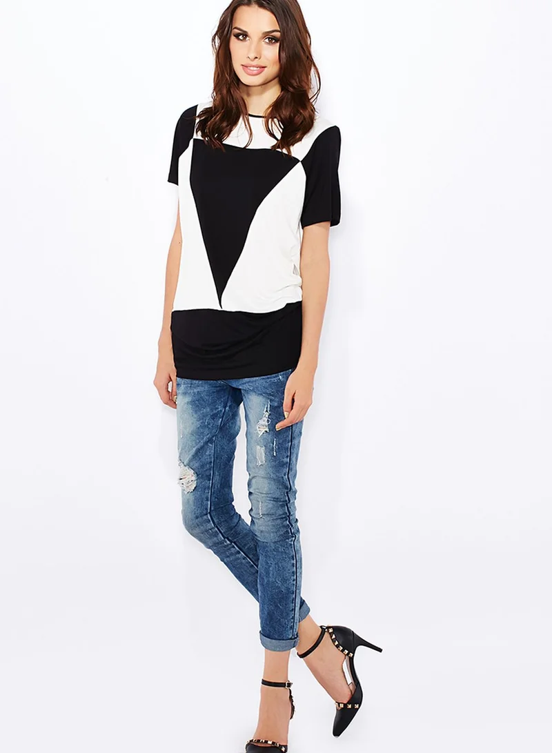 VERO MODA Dart Colour Block Tunic