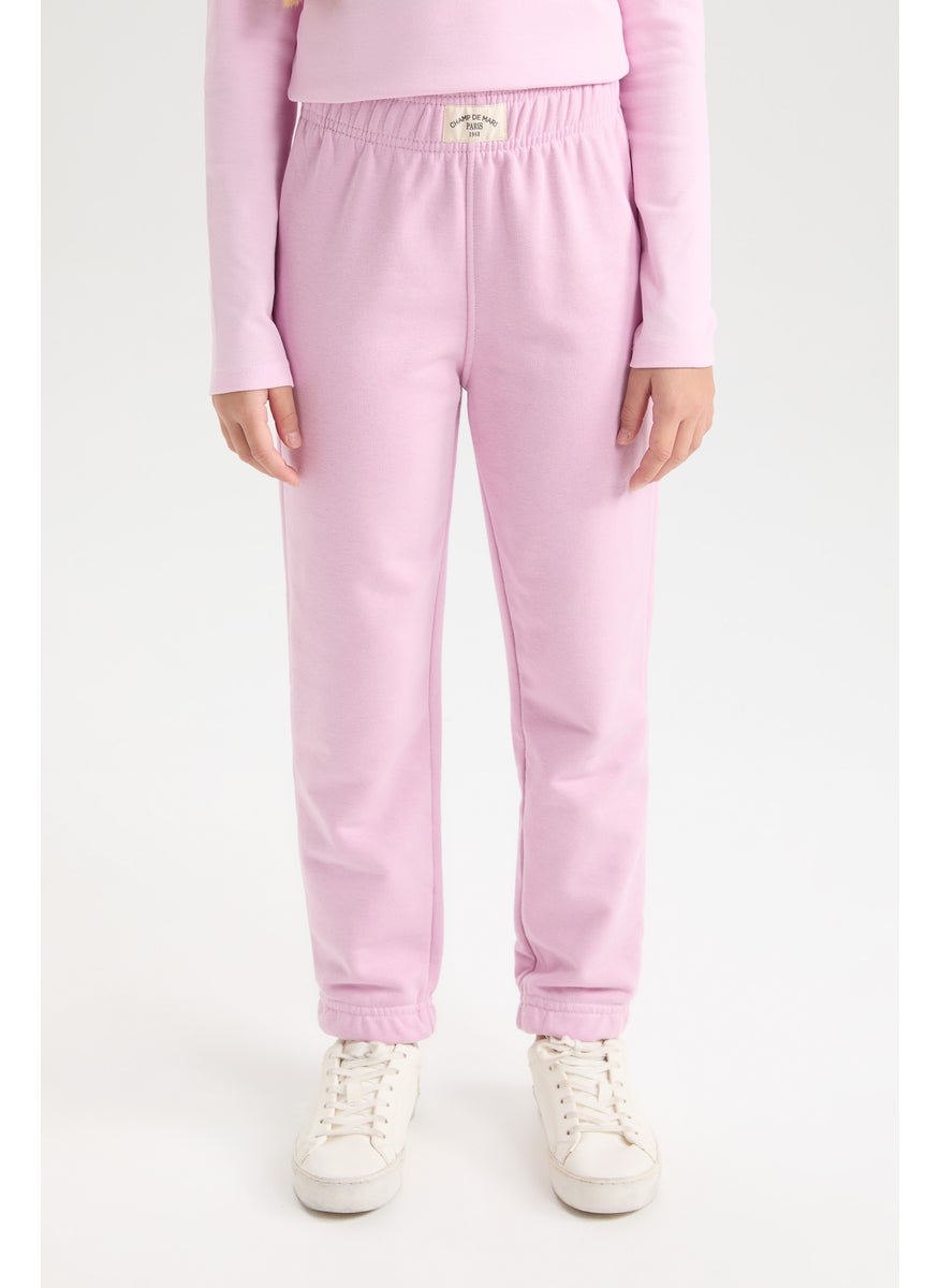 DeFacto - Girl Printed Elastic Waist Jogger Sweatpants - Image 1
