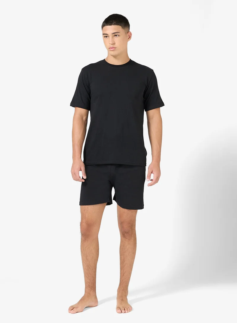Seventy Five  Nightwear T-Shirt & Shorts Set for Men | Best Price UAE