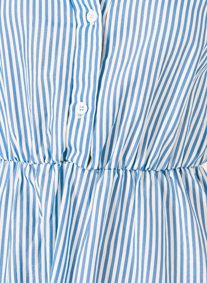Take Two Striped Tiered Dress