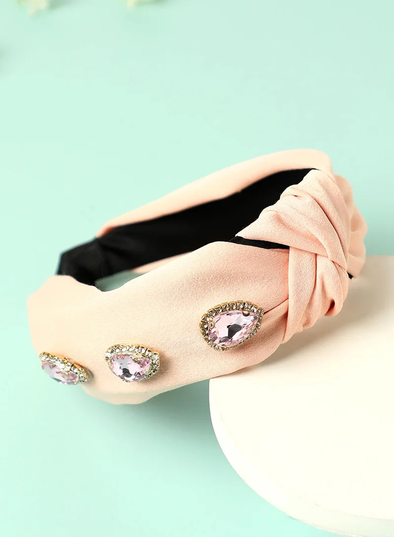 SOHI Effortless Style Embellished Hairband