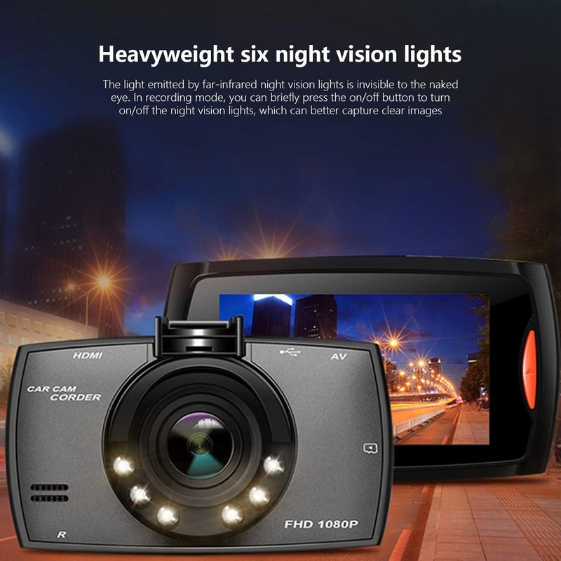 كلاراكو كاميرا لوحة القيادة للسيارات، كاميرا أمامية وخلفية فائقة الرؤية الليلية، مسجلات سيارات، كاميرا لوحة قيادة السيارة بدقة 720 بكسل مع شاشة مراقبة وقوف السيارات، تسجيل Lklarako، كشف الحركة - Image 2