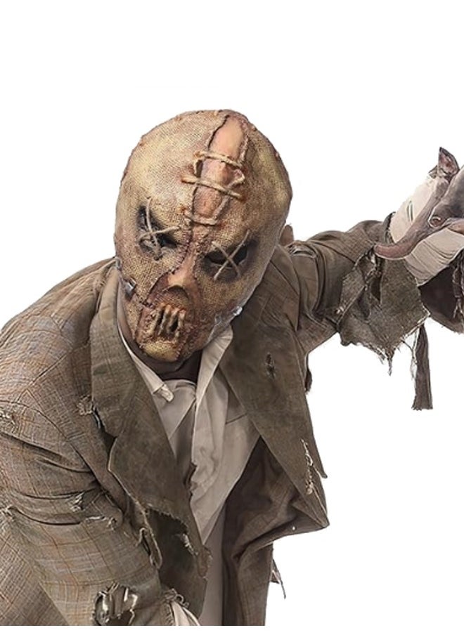 Adult Scary Evil Mask Horror Face Zombie For Party  - Image 1