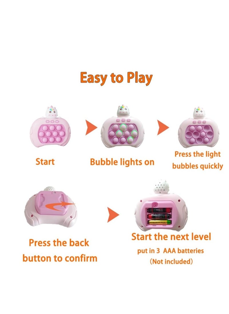 Generic - Light Up Pop Pro Game Breakthrough Educational Game Pop Fidget Game Toys Fast Push Puzzle Game Machine （Battery free） - Image 1