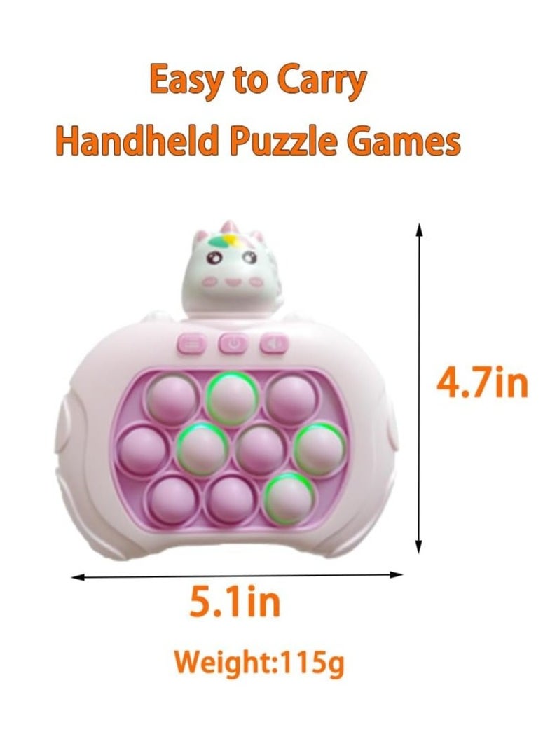Generic - Light Up Pop Pro Game Breakthrough Educational Game Pop Fidget Game Toys Fast Push Puzzle Game Machine （Battery free） - Image 1