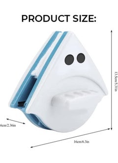 SHOPI Double Sided Magnetic Window Cleaner, Window Cleaning Tool, Magnetic Window Cleaner Double Sided, Window Double Sided Cleaner with 2 Long Anti-Falling Rope  - Image 2