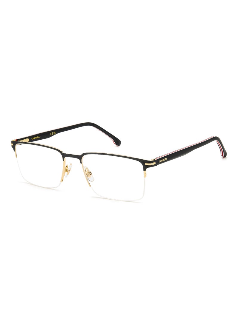 Carrera Men's Rectangular Shape Acetate Sunglasses CARRERA 325  37 - Lens Size: 37.1 Mm - Mt Bk Gd  - Image 1