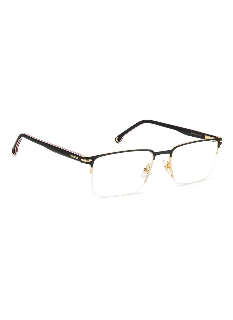 Carrera Men's Rectangular Shape Acetate Sunglasses CARRERA 325  37 - Lens Size: 37.1 Mm - Mt Bk Gd  - Image 2