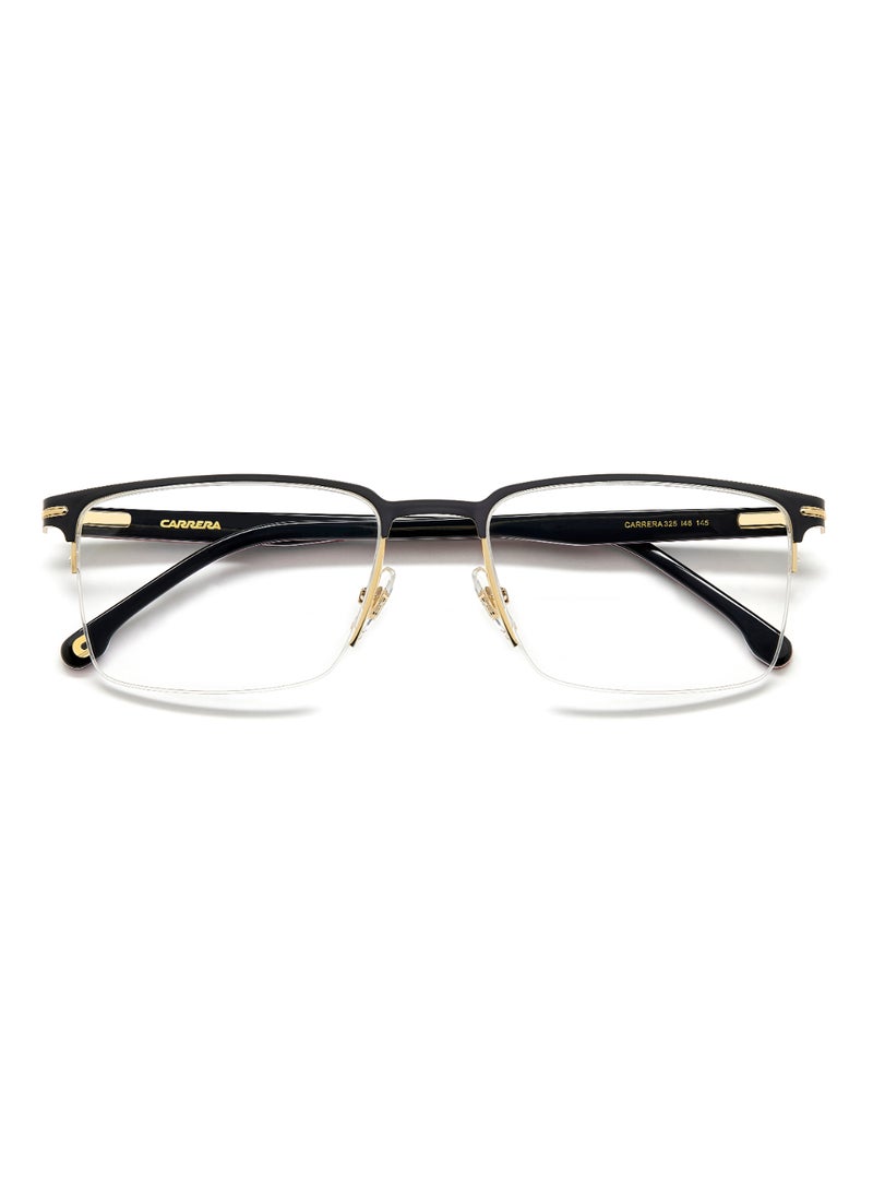 Carrera Men's Rectangular Shape Acetate Sunglasses CARRERA 325  37 - Lens Size: 37.1 Mm - Mt Bk Gd  - Image 4