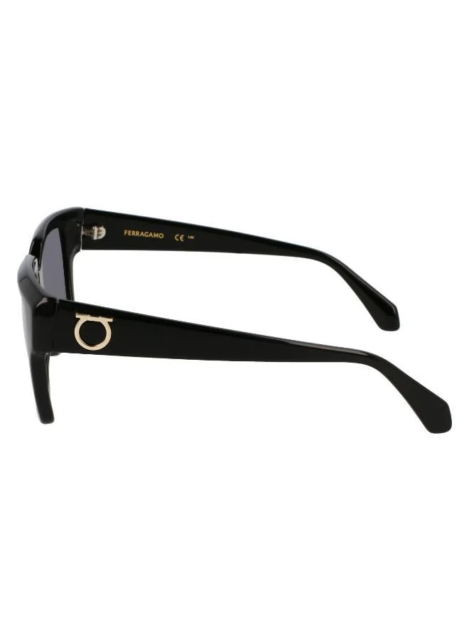 فيراغامو نظارة شمسية بإطار مستطيل