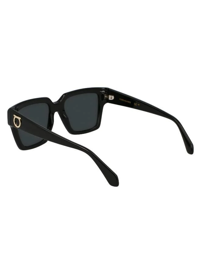 فيراغامو نظارة شمسية بإطار مستطيل