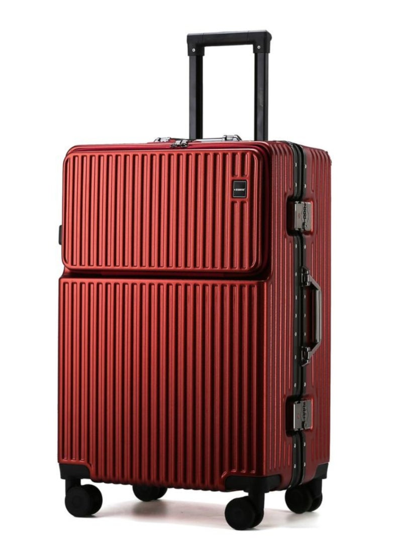 Stargold PC Hard Side Zipperless Luggage Set of 2 PCS TSA Lockable Travel Suitcase With Cup Holder 20,24 Inches  - Image 2