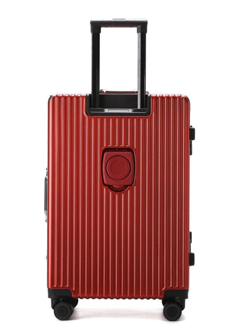 Stargold PC Hard Side Zipperless Luggage Set of 2 PCS TSA Lockable Travel Suitcase With Cup Holder 20,24 Inches  - Image 3