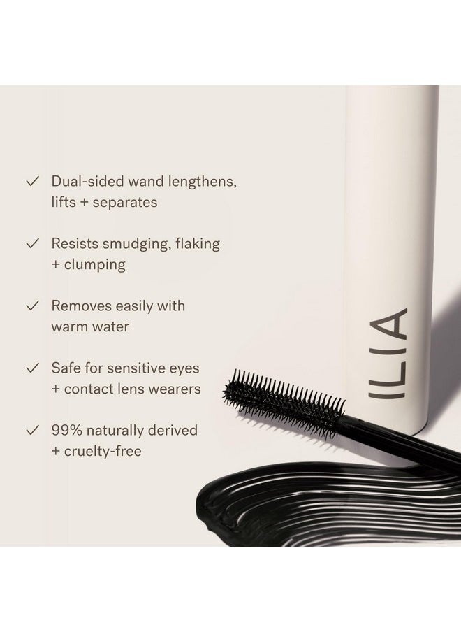 ILIA ILIA - Limitless Lash Mascara | Non-Toxic, Cruelty-Free, Lightweight & Nourishing, Flake + Smudge-Resistant, Clean Mascara, Ophthalmologist-Tested, Safe For Sensitive Eyes  - Image 4