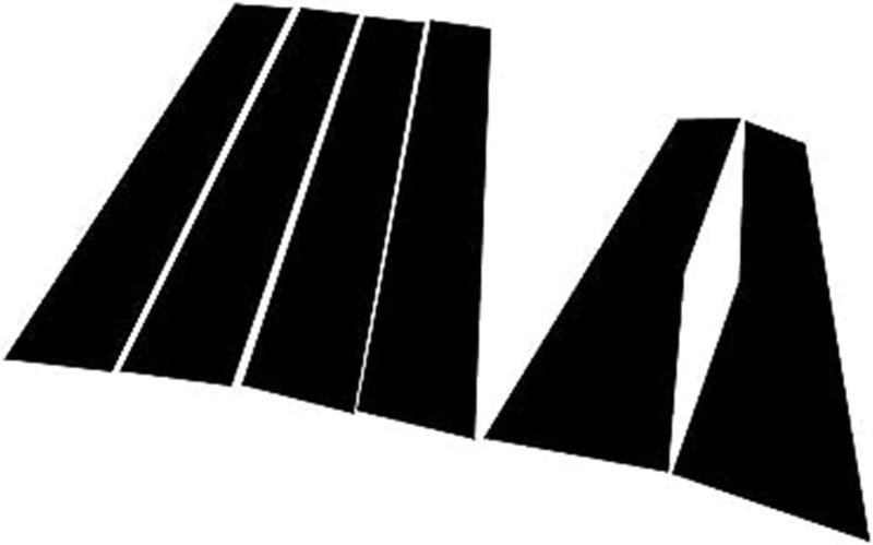 Wivplex Glossy Black Car Window Trim Cover - Image 1