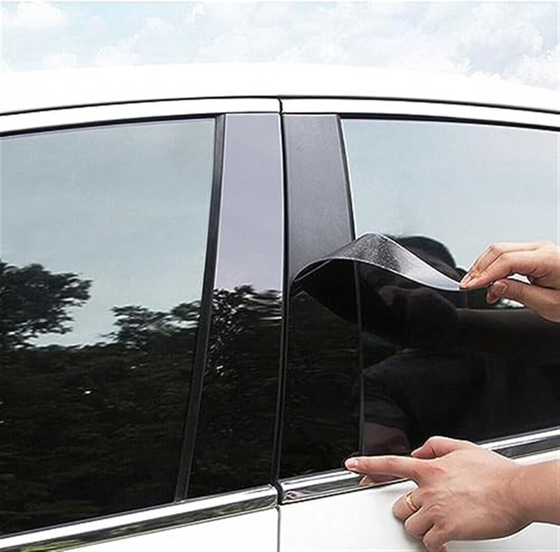 Wivplex Glossy Black Car Window Trim Cover - Image 3