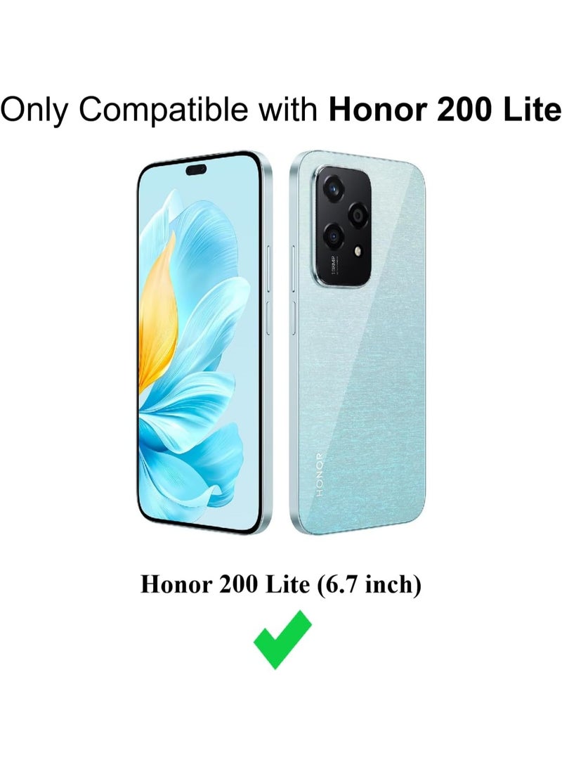 Case for Honor 200 Lite Clear Cover Shockproof flexible Silicone Bumper Cover Transparent Anti scratch TPU Full Camera Protection designed for Honor 200 Lite - Image 2