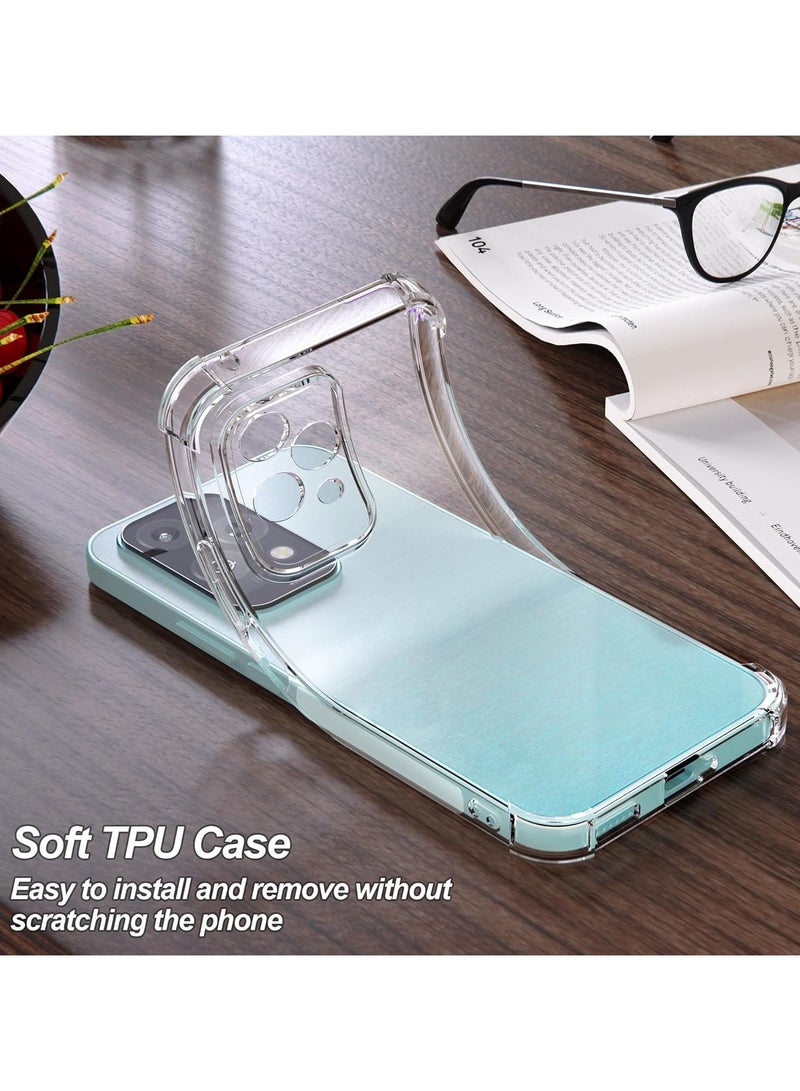 Case for Honor 200 Lite Clear Cover Shockproof flexible Silicone Bumper Cover Transparent Anti scratch TPU Full Camera Protection designed for Honor 200 Lite - Image 3