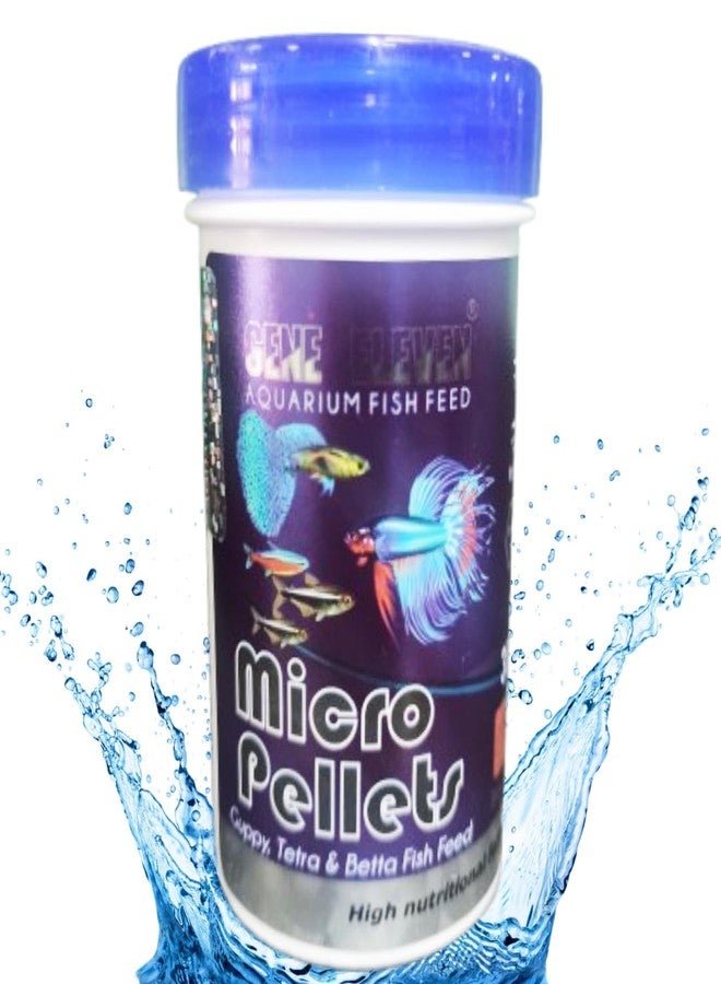 Scroll Store Gene Eleven Micro Pellet Fish Food for Guppy, Tetra, Barbs, Bettas | High Nutritional Fish Food for All Life Stages (30 gm, Seafood) - Image 5
