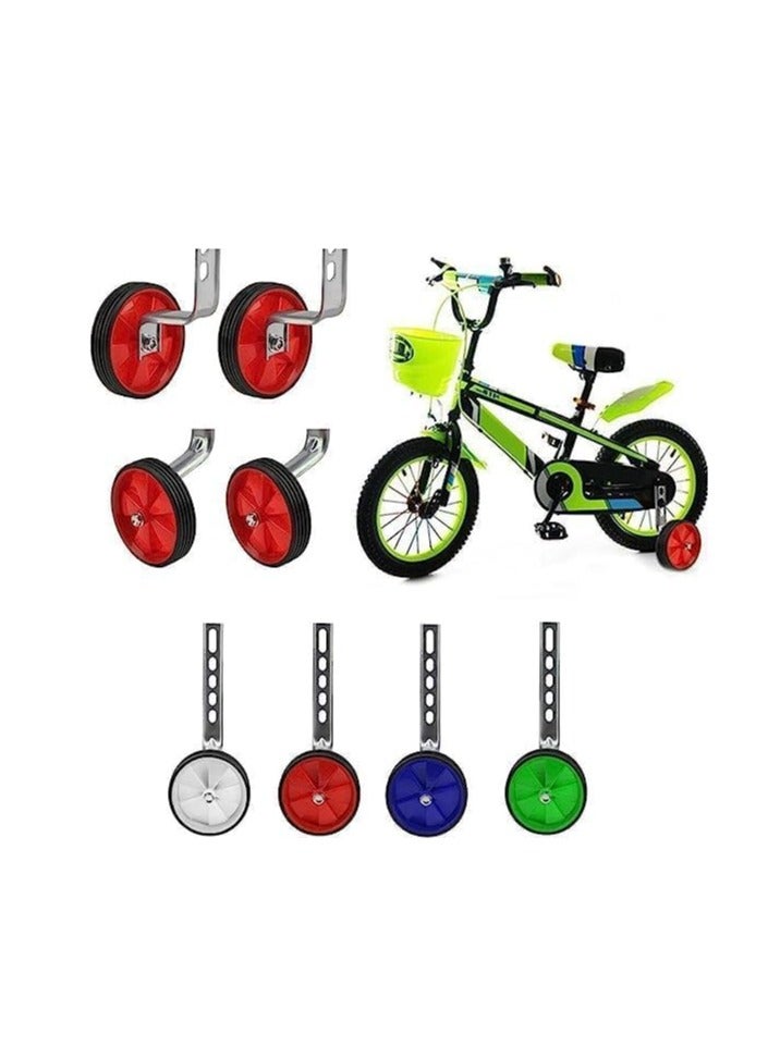 سنادات دراجة اطفال . سنادة عجل للتدريب على قيادة الدراجه للاطفال . سهلة التركيب متعددة المستويات . الوان متعدده - Image 1