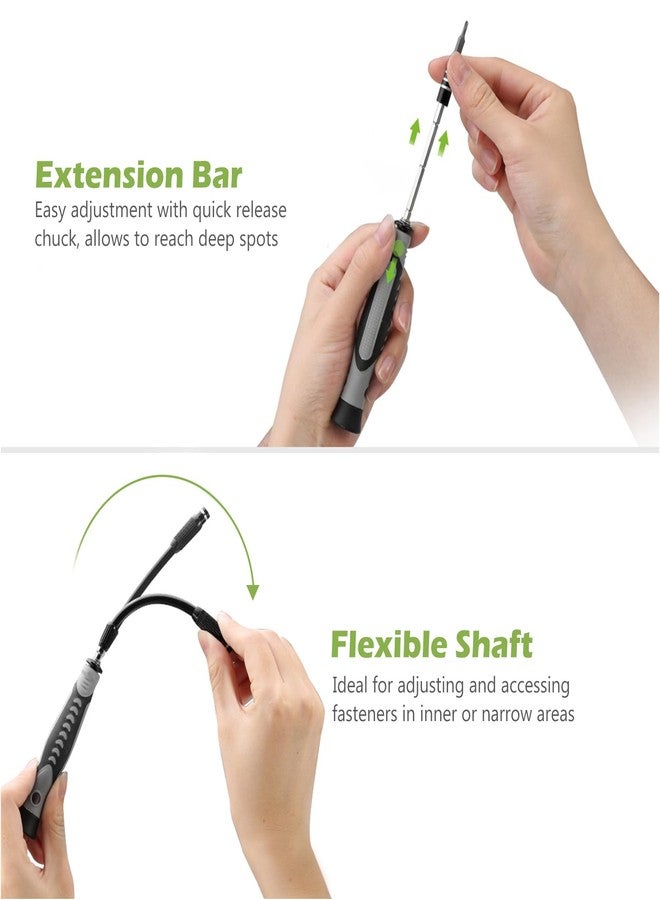KeeKit Precision Screwdriver Set, 130 in 1 Screwdriver Kit, Magnetic Repair Tool Kit with 120 Bits, Suitable for Phone, Computer, and Household Appliances Repair - Image 5