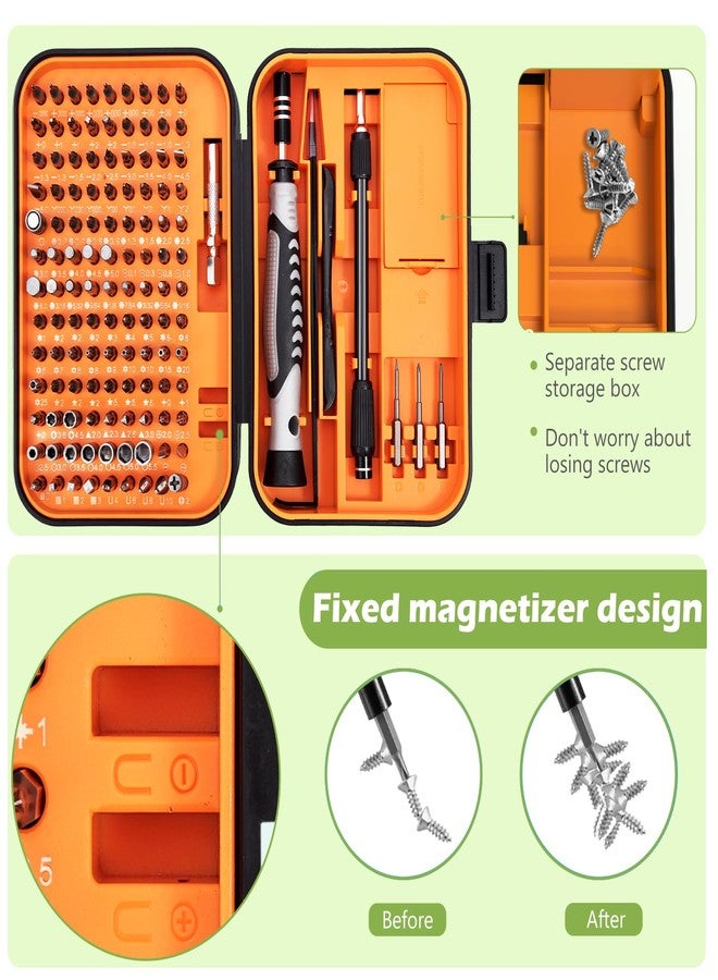 KeeKit Precision Screwdriver Set, 130 in 1 Screwdriver Kit, Magnetic Repair Tool Kit with 120 Bits, Suitable for Phone, Computer, and Household Appliances Repair - Image 3
