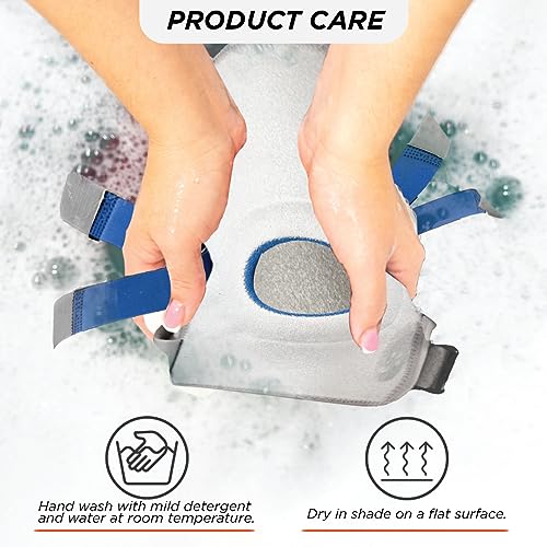 Vissco Neoprene Hinged Patella Knee Brace (Moderate Support), Knee Support for Pain Relief, Knee Injury Braces for Walking, Running, Gym, Workout - (CLOSED TYPE) - Medium (Grey) - Image 5