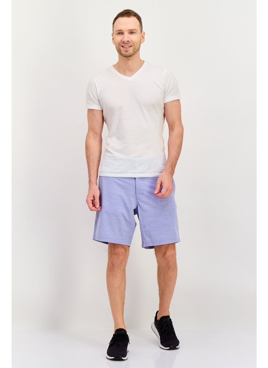 Tailorbyrd - Men Sportswear Fit Golf Short, Light Blue - Image 1
