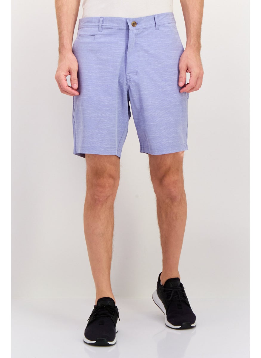 Tailorbyrd - Men Sportswear Fit Golf Short, Light Blue - Image 1