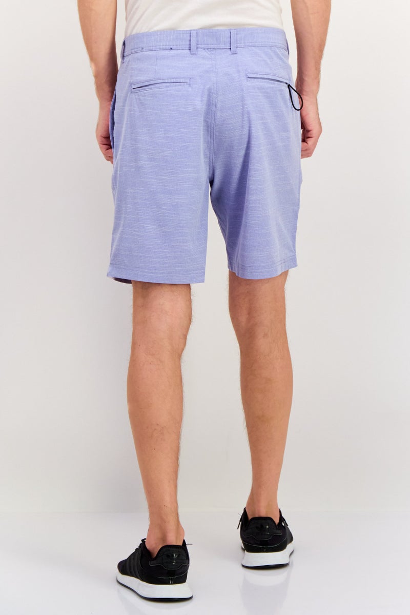 Tailorbyrd Men Sportswear Fit Golf Shorts, Light Blue - Image 2