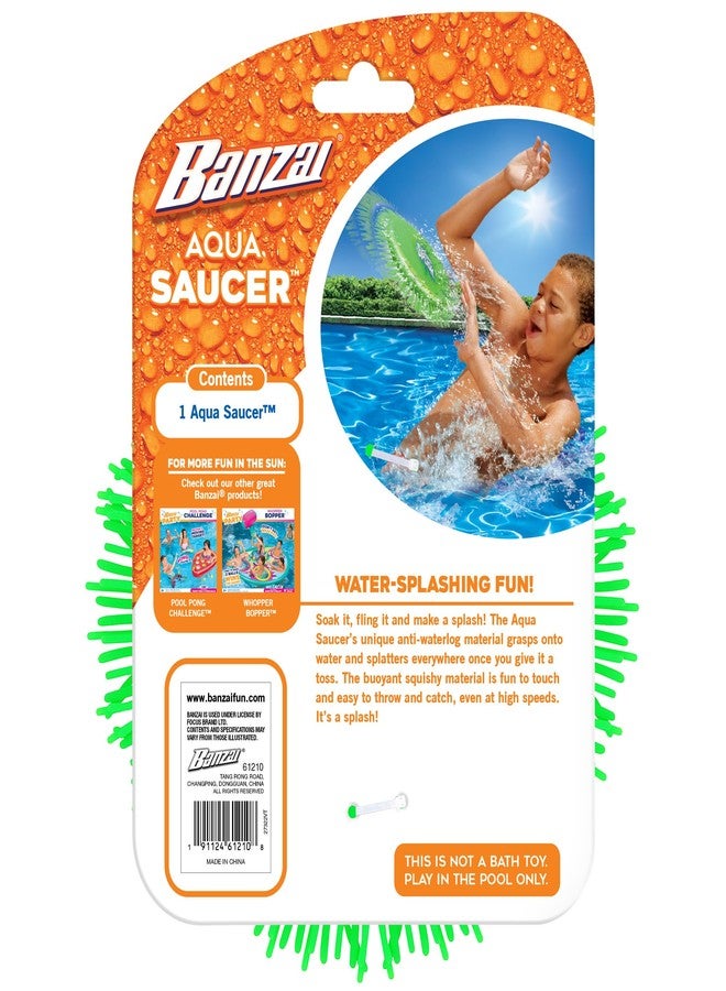 Banzai لعبة بركة بانتزاي الخضراء على شكل صحن 5" (انقعها وارمها) - Image 5