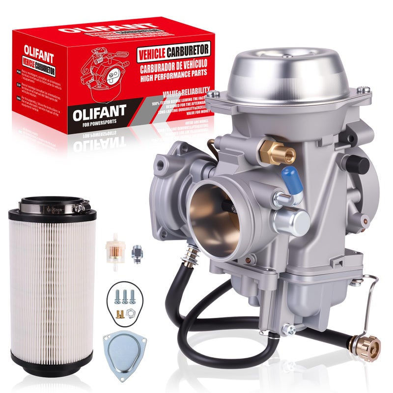 OLIFANT Carburetor For Polaris Sportsman 500 HO 20012006 20082013Only HOScrambler 500 4X4 19982012Worker 500 2001ATP 500 20042005 With Air Filter - Image 2