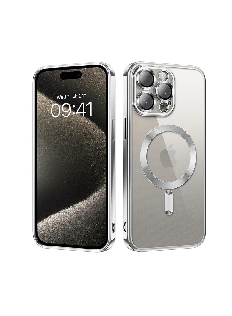 New Clear Protective Case for iPhone 15 Pro with Fast Wireless Charging and Camera Protection