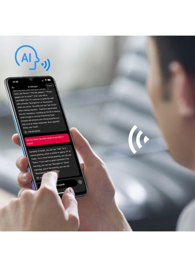 Miniso سماعات أذن لاسلكية X33 مع ترجمة AI بتقنية البلوتوث مقاومة للماء IPX5 مع وقت تشغيل 35 ساعة سماعات رأس على الأذن صوت متميز اتصال بعيد مع علبة شحن باللون الوردي - Image 3