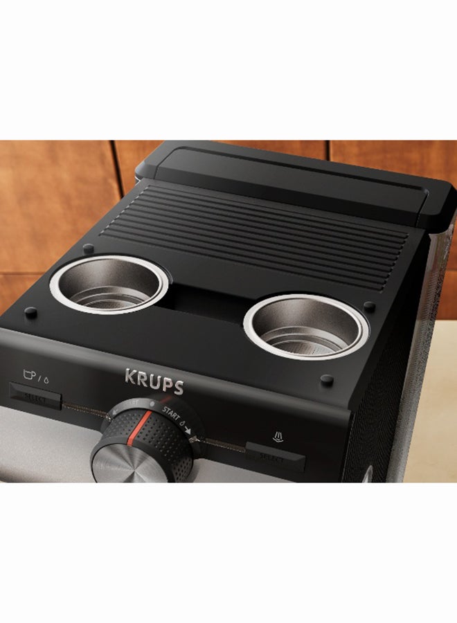 Krups AUTHENTIC + XP384 | Manual Espresso Machine | Full Flavor Extraction | Intuitive Manual Interface | Smart Design | XP384EM0 2 L 1140 W XP384EM0 Black - Image 4