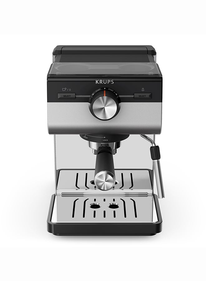 Krups AUTHENTIC + XP384 | Manual Espresso Machine | Full Flavor Extraction | Intuitive Manual Interface | Smart Design | XP384EM0 2 L 1140 W XP384EM0 Black - Image 5