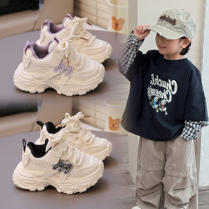 Mesh Sneakers Lightweight Flexible Sole Walking Shoes For Kids Indoor And Outdoor Activities - Image 2