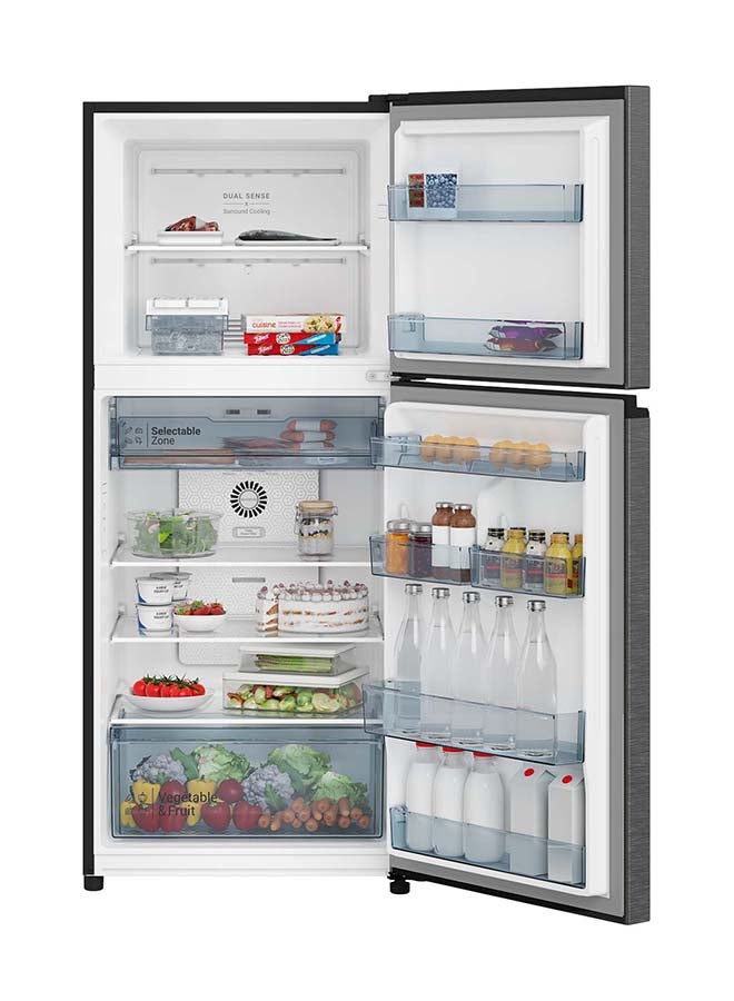 HITACHI Double Door Refrigerator 250 L, 12.2 CU, 250 L HRTN6379SXSA Steel - Image 3