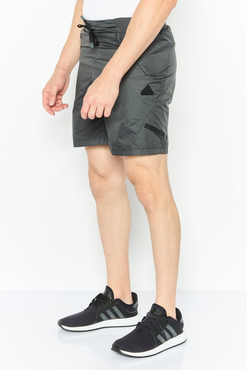 Adidas Men Sportswear Fit Training Shorts, Grey  - Image 3